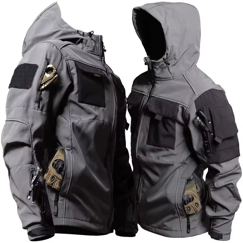 SpecOps Waterproof Tactical Jacket - Combat-Ready Multi-Pocket Softshell