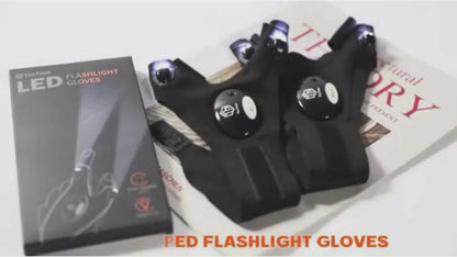 LightGrip LED Gloves - Rechargeable Hands-Free Light for Camping, Fishing, DIY