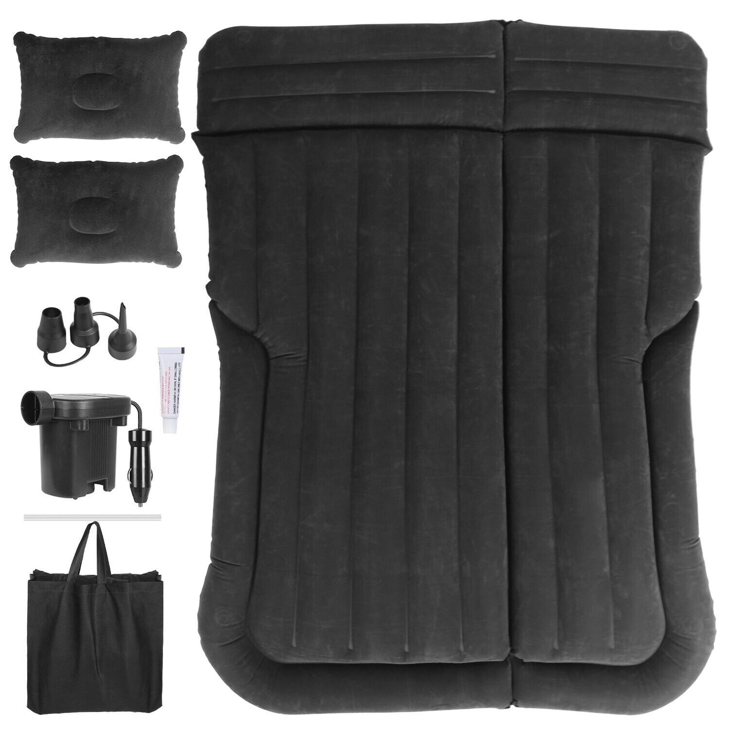 Ultimate Inflatable Car/SUV Mattress – Backseat Bed w/ Pump & 2 Pillows