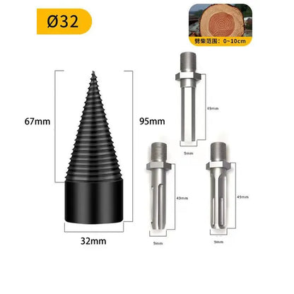 TimberSwift Pro Splitter™️- Precision Firewood Splitting Drill Bit Kit - Readi Gear