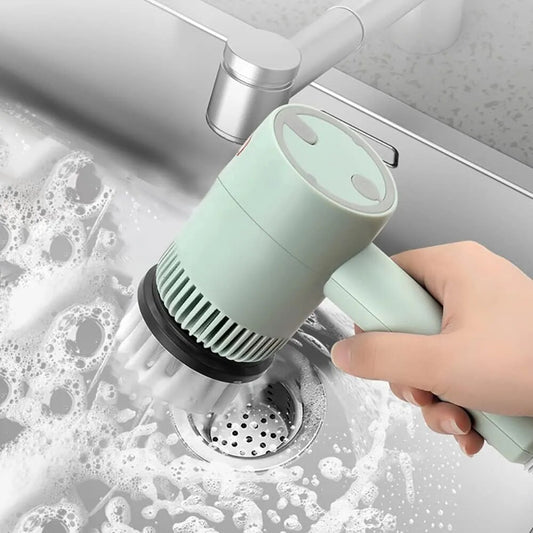 CleanEase ScrubPro™️ Electric Cordless Spin Scrubber