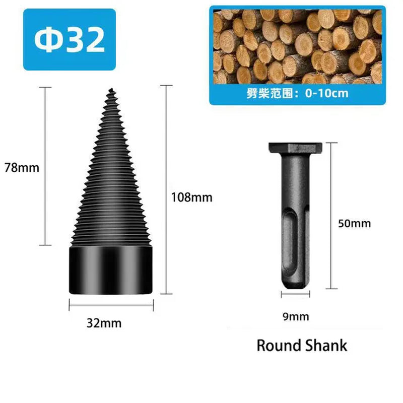 TimberSwift Pro Splitter™️- Precision Firewood Splitting Drill Bit Kit - Readi Gear