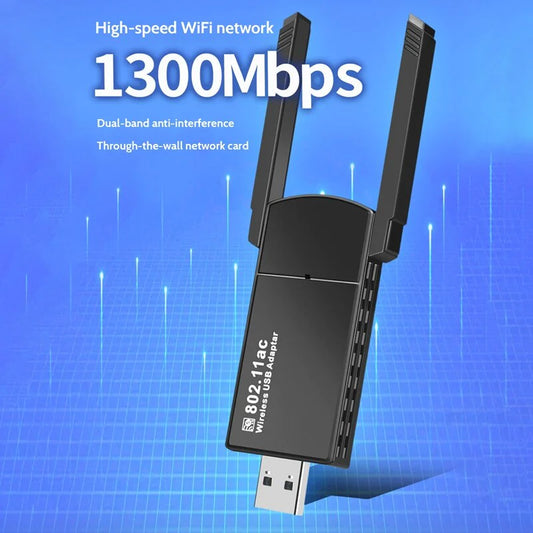 Wireless WiFi Adapter: Experience Lightning Fast Speeds with Dual Band USB 3.0 Connectivity - Readi Gear
