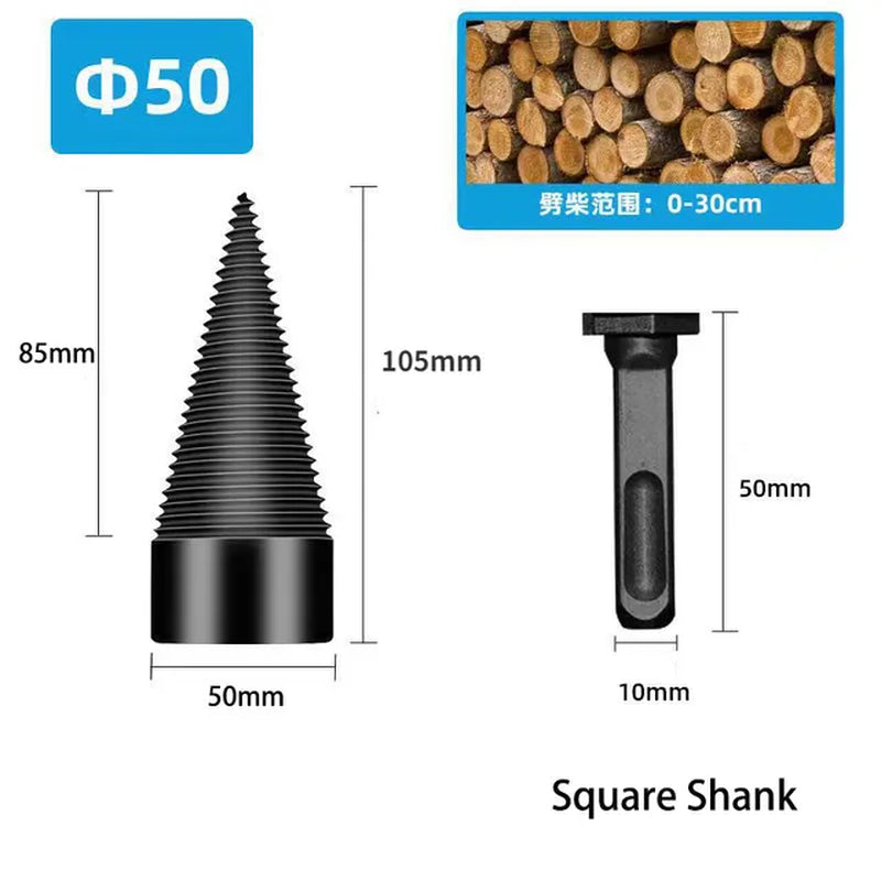 TimberSwift Pro Splitter™️- Precision Firewood Splitting Drill Bit Kit - Readi Gear