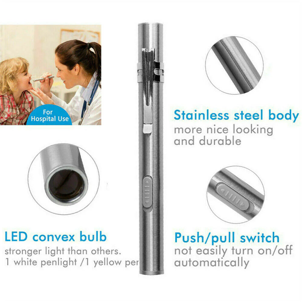 PenLite - Stainless Steel Rechargeable LED Pocket Flashlight - Readi Gear