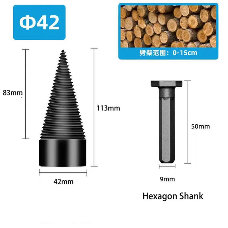 TimberSwift Pro Splitter™️- Precision Firewood Splitting Drill Bit Kit - Readi Gear